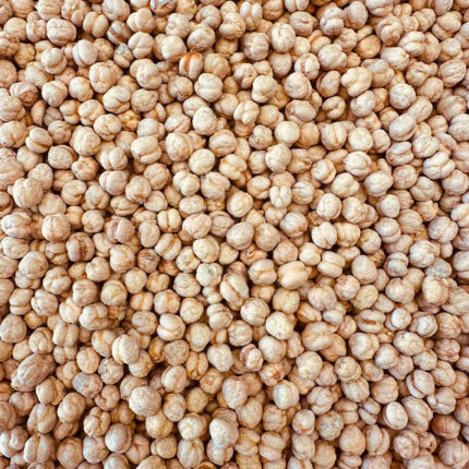 Yellow roasted chickpeas