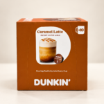 Dunkin’ Caramel Latte – Coffee & Milk Capsules