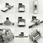 تفاصيل وزوايا فرادة العجين — Dough sheeter details
